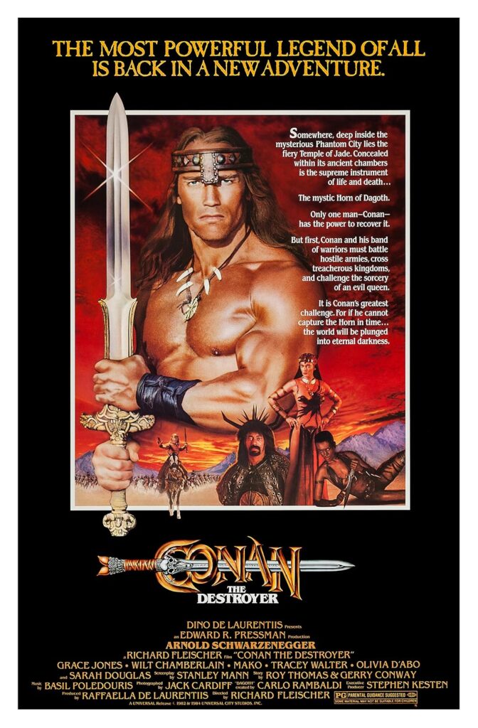 Conan The Barbarian Exploring the Wild Cast of Conan the Destroyer (1984)