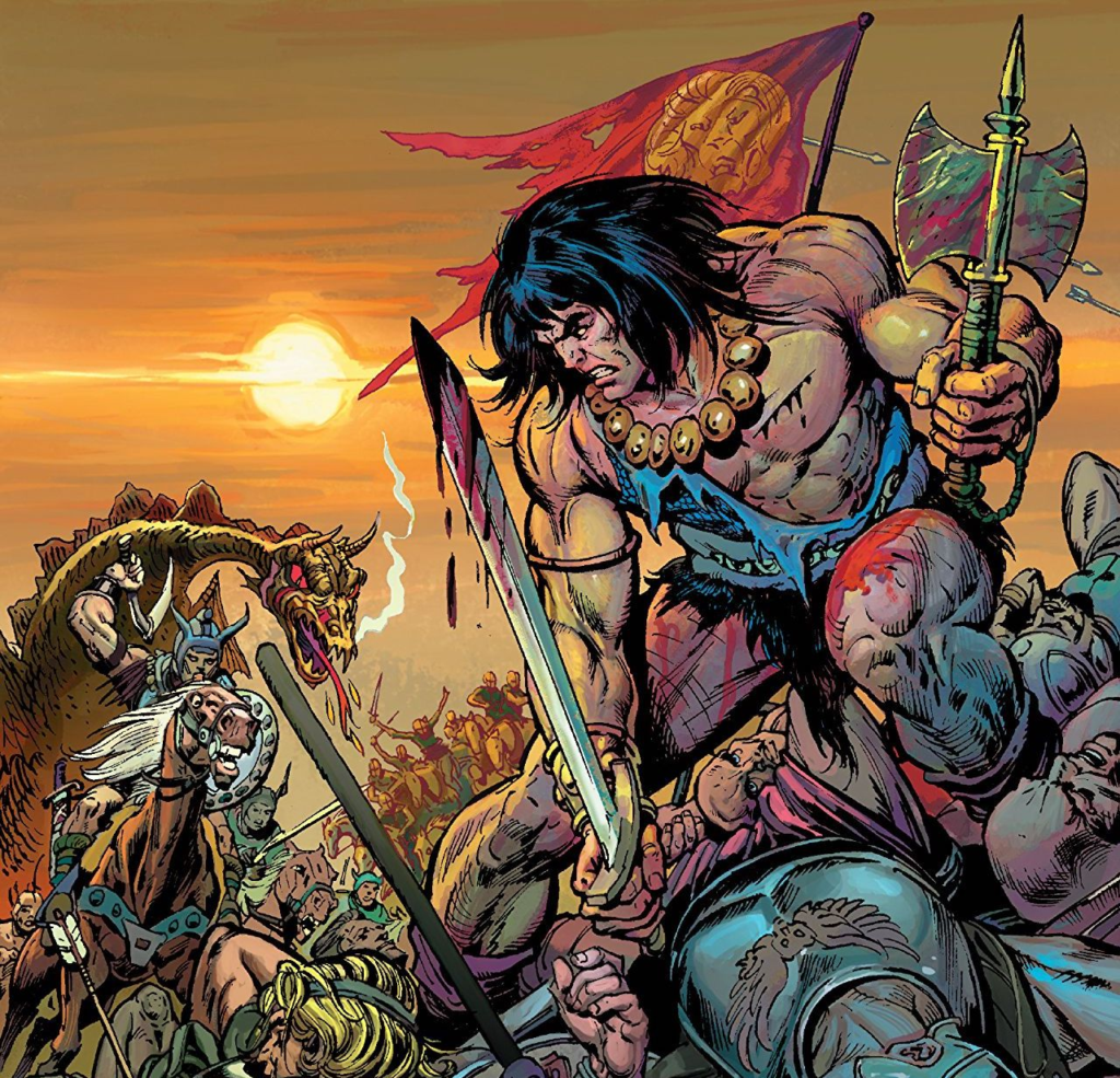 Conan the Barbarian Finally Fights a Dragon in the Dragonero Crossover 3 Conan The Barbarian Conan the Barbarian Finally Fights a Dragon in the Dragonero Crossover