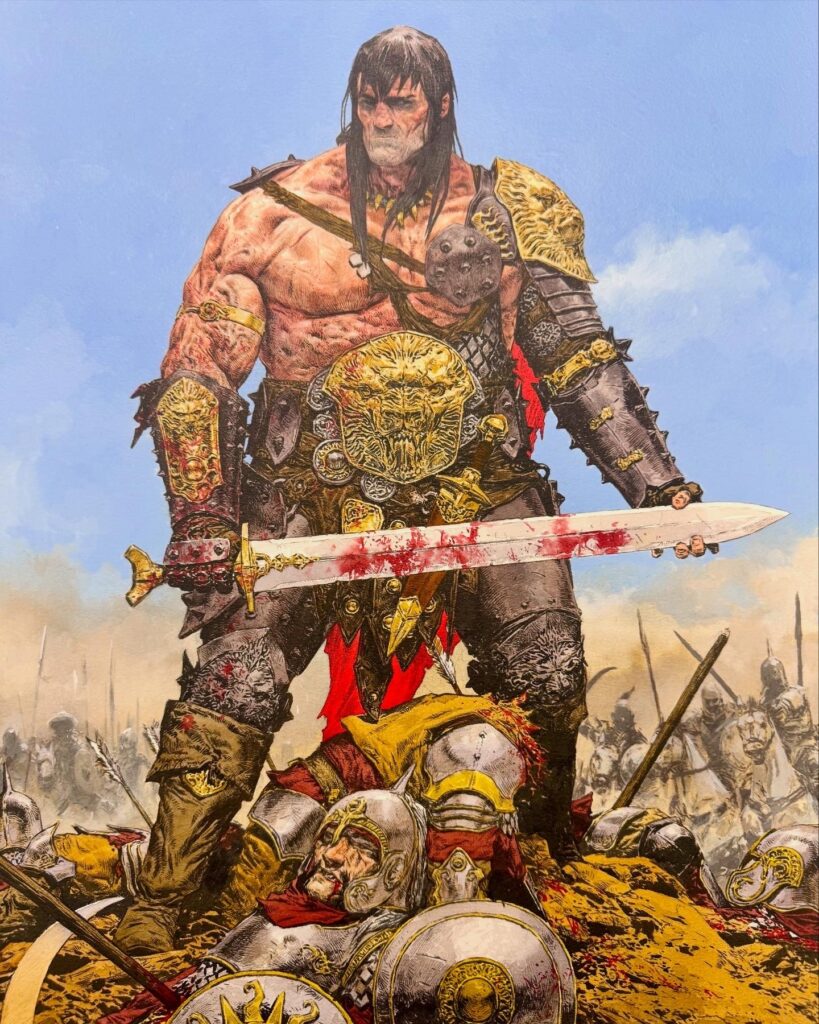 Marcos Cronander Is the New President of Heroic Signatures, and His Office Wall Has Conan as a Space Marine 3 Conan The Barbarian Marcos Cronander Is the New President of Heroic Signatures, and His Office Wall Has Conan as a Space Marine