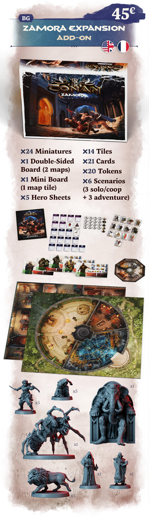 Climb the Tower of the Elephant: Monolith's Conan Kickstarter Brings Zamora and Tortage to the Table 4 Conan The Barbarian Climb the Tower of the Elephant: Monolith's Conan Kickstarter Brings Zamora and Tortage to the Table